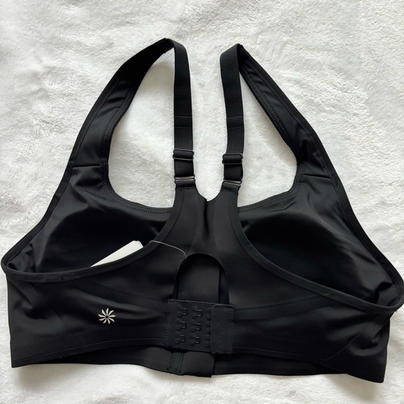 ATHLETA Empower II Train Black Front Zip Sports Bra--S - Picture 7 of 16